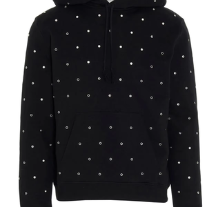 Sudadera con Capucha Moderna con Pedrería, Logotipo Personalizado, Adornada con Cristales, Colección de Ropa Urbana Moderna - Product Image 1