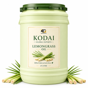 Aceite Esencial de Limoncillo de Tamil Nadu 100% Puro y Natural de Primera Calidad, Destilado al Vapor, para Aromaterapia y Cuidado Facial, Kodai Global Export - Product Image 1