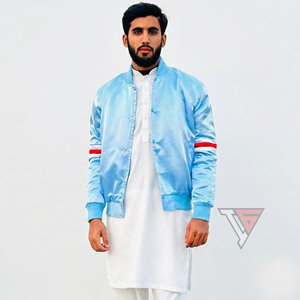 OEM High Quality Sports Team Bulk Bomber <b>Jacket</b> Satin Super Unisex <b>Jacket</b> Custom Baseball Satin <b>Jackets</b> - Product Image 1