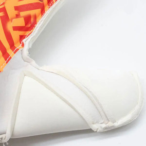 Gants de gardien de but Econex Sports en cuir PU, doigts entièrement couverts, vert néon, respirants, antidérapants, fermeture auto-agrippante, unisexe - Product Image 4