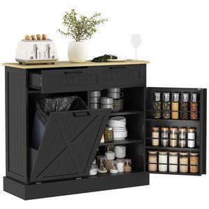 Mobile Moderno in Legno Massello/Melaminico per Soggiorno e Cucina - Product Image 3