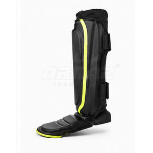 Protège-tibias d'entraînement de boxe avec rembourrage renforcé et protection de haute qualité pour une pratique régulière - Product Image 5