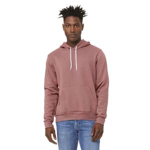 Élégant et personnalisable ÉPONGE UNISEXE POLAIRE PULLOVER HOODIE Poches kangourou Poignets et ceinture côtelés Sweat à capuche - Product Image 1