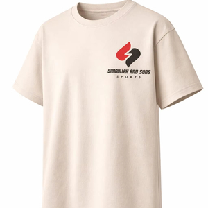 Camiseta Beige para Hombre con Logotipo Personalizado al por Mayor, Cuello Redondo, Sin Mangas, Informal, Transpirable, Ecológica, Fabricante OEM - Product Image 2