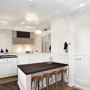 Panel de encimera de madera de acacia de diseño contemporáneo con acabado de teca dorada con aceite de cera para uso en la cocina - Product Image 6