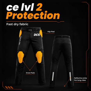 CE Level 2 Motorcycle Cargo Pants Protective Riding <b>Trousers</b> with Knee <b>Pads</b> Hip <b>Pads</b> Reflective Strip Quick Dry - Product Image 1