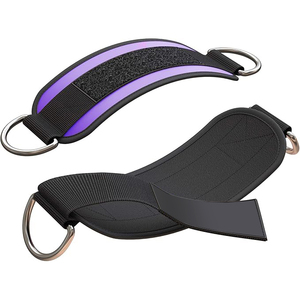 Correas de tobillo (par) transpirables de neopreno de alta resistencia para ejercicios de glúteos con máquina de cable, ejercicios de piernas y parte inferior del cuerpo, ajustables - Product Image 4
