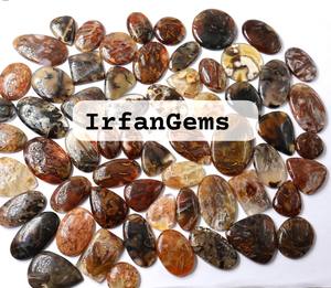 Cabochon d'agate de bâton en vrac de haute qualité Quartz naturel Marquise cristaux coupés haute visibilité pour la fabrication de bijoux inspirés - Product Image 1