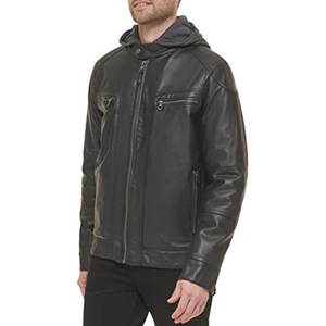 Veste en cuir pour homme de qualité supérieure, imperméable, décontractée, respirante, vente chaude, veste en cuir légère, dernière collection - Product Image 6