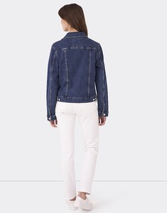 Faux Fur Collar Women Denim <b>Jacket</b> Padded Winter Jean Outerwear Warm Lining - Product Image 3