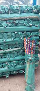 Liste des manches de balai en eucalyptus couleur naturelle 120 cm diamètre 20-25 mm qualité première couche Palm Mop GMEX JSC. Sac tissé - Product Image 3