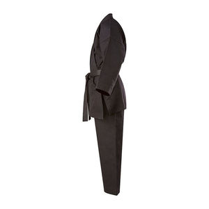 Uniforme de Karate para Adultos, 100% Algodón, Negro, Resistente, Ropa de Artes Marciales, Corte Regular, Unisex - Product Image 4