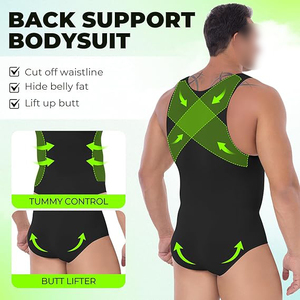 Compression Seamless Quick Dry <b>Jumpsuit</b> Unisex High Elastic Antibacterial Breathable Full Body Sports Romper Spandex/Nylon - Product Image 4