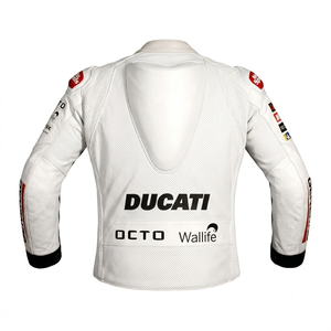 Johan Zarco Rucati Pro MotoCP Protective Motorbike Riding Gear Armor <b>Biker</b> Apparel Coat for Heavy Duty With Hump <b>Jacket</b>/Chaqueta - Product Image 2