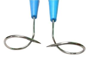 Juego de Instrumentos Quirúrgicos de Acero Inoxidable de Alta Calidad para Trasplante Capilar: Pinzas Rectas Izquierda y Derecha, y Aguja Obturadora Recta - Product Image 1