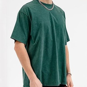 Camiseta Oversize de Alta Calidad al por Mayor con Hombros Caídos, Lavado Ácido, Impresión Personalizada DTG para Hombre - Product Image 4