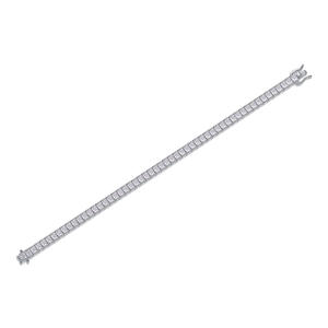 RAMDUT IMPEX GRA Certified Moissanite Tennis Bracelet Silver Plated Princess Cut Teardrop Claw Set Sparkling Trendy Elegant - Product Image 3