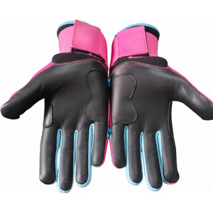 Guantes de Bateo de Cuero Rosa SAAR INDUSTRIES con Cierre de Velcro, Duraderos, para Entrenamiento, Unisex, para Adultos, Mano Izquierda, Ecológicos - Product Image 4