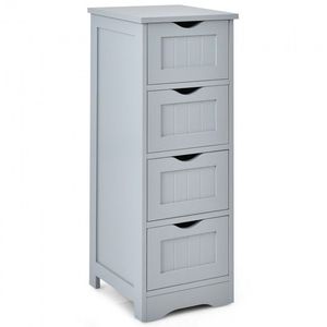 Wooden Free Standing Storage <b>Drawers</b> for Bathroom <b>Organizer</b> - Product Image 2