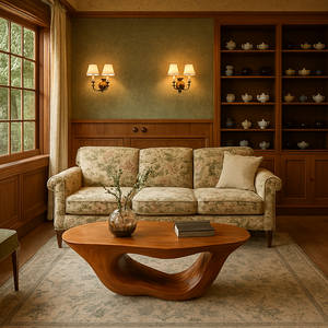 โต๊ะกาแฟไม้โบราณสไตล์โมเดิร์น งานแฮนด์เมด ดีไซน์แข็งแรง สำหรับอพาร์ทเมนต์ขนาดเล็ก ใช้เป็นโต๊ะรับประทานอาหารหรือเฟอร์นิเจอร์ห้องนั่งเล่น - Product Image 3