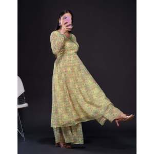 Designer Women's <b>Party</b> Wear <b>Top</b> & Bottom with Sequence Work Elegant Set - Product Image 4