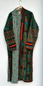 Handmade Embroidered Suzani <b>Velvet</b> <b>Jacket</b> <b>Women</b> Boho Floral Uzbek Unisex Plus Size Autumn/Winter Eco-Friendly - Product Image 3