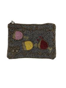 Porte-monnaie artisanal jaune perlé avec fermeture éclair, chaîne de poignet détachable, doublure en polyester, grande taille, cadeau pour femme - Product Image 6