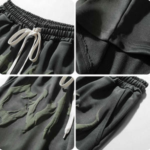 Pantalones Cortos Deportivos Personalizados para Hombre, Estilo Hip Hop, Lisos, con Estampado Powder Puff, Tendencia Urbana 2026, Casuales, para Exteriores, Hechos a Medida - Product Image 5