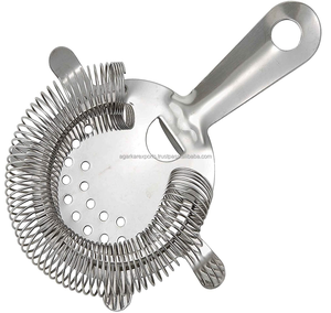 Juego de Herramientas Premium de Acero Inoxidable para Preparar Cócteles con Coctelera, Cuchara, Medidor, Muddler de PVC, Pinzas para Hielo y Colador - Product Image 3