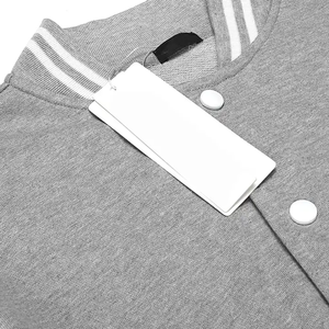 เสื้อแจ็คเก็ตเบสบอลทรงบอมเบอร์สตรีทแวร์สำหรับผู้ชายแบบมีฮู้ดสำหรับฤดูหนาว ปักลายการ์ตูนโลโก้ตามสั่งแบบ OEM บนผ้าแคนวาส - Product Image 5