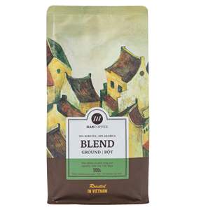 Café de Vietnam ODE/OEM, tostado medio, granos enteros, mezcla estándar, 100% Arábica, marca HANCOFFEE, bolsas de 500gr, ODE/OEM - Product Image 1