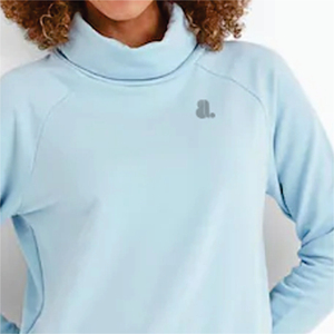 T-shirt décontracté d'été à col roulé pour femme, manches longues, 100 % coton biologique, respirant, écologique, séchage rapide, avec logo - Product Image 6