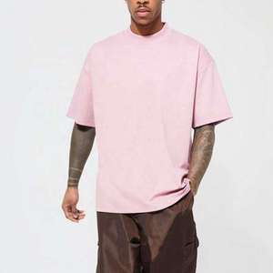 เสื้อยืดโอเวอร์ไซส์ขายส่งสำหรับผู้ชาย สกรีนโลโก้ได้ ผ้าแคนวาส ไซส์พลัส สตรีทแวร์ คุณภาพสูง ระบายอากาศได้ดี แห้งเร็ว แขนสั้น - Product Image 4