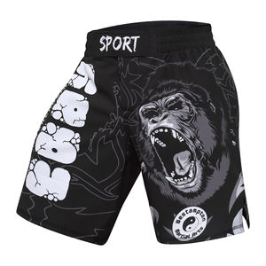 Shorts de sport de combat MMA BJJ No-Gi pour hommes, personnalisables avec logo et étiquette de taille, pour arts martiaux - MOQ 1 pièce - Product Image 3