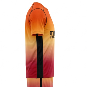 Tenue de football personnalisée sublimée, col en V, tissu à séchage rapide, ensemble complet de maillots de football, uniformes sportifs professionnels - Product Image 4