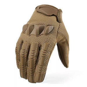 Guantes Tácticos Deportivos de Cuero para Exteriores, Protección Completa para los Dedos, Resistentes al Desgaste, con Pantalla Táctil, para Pesca y Uso Casual - Product Image 4