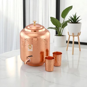 Dark Finish Copper Water Dispenser Chocolate Color Copper Water Dispenser Solid Finish Wholesale Use Copper Water Dispenser - Product Image 6
