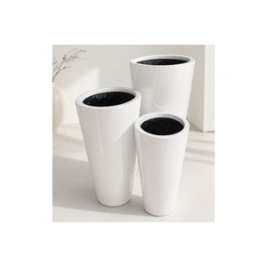 Macetas de Fibra de Vidrio de Alta Calidad, Resistentes a los Rayos UV, Duraderas, Ecológicas, de Diseño Moderno y Lujoso para Decoración del Hogar y Jardín - Product Image 1