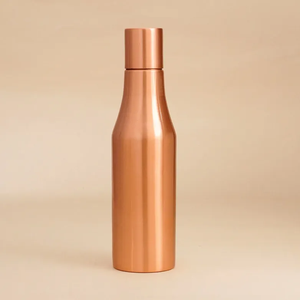 Professional Grade Copper Hydration <b>Flask</b> Customizable Branding Bulk Purchase Pure Copper <b>Bottle</b> Set Classic Minimalist Style - Product Image 3