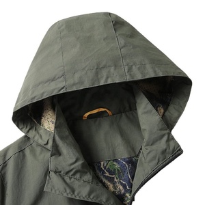 Custom Made Men's High Quality Hooded Windproof Eco-Friendly Softshell <b>Jacket</b> for <b>Winter</b> Stand Collar Thin <b>Long</b> Coat Customized - Product Image 4
