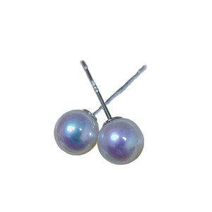 ต่างหูมุกอะโกย่าหลากสี 6-7 มม. เวินฉี  มีตำหนิเล็กน้อย  เข็มเงินแท้ S925  เครื่องประดับแฟชั่น  ของแท้จากจีน - Product Image 5