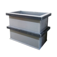 Réservoir de stockage d'eau en pvc Haney utilisé pour le nickelage autocatalytique et le mélangeur de réservoir industriel