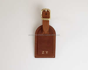 Cadeau de voyage personnalisé Crazy Horse Set de porte-passeport en cuir véritable et jeu d'étiquettes à bagages LTT-0027 - Product Image 5