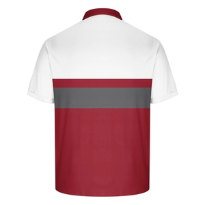 T-shirt décontracté d'été à manches courtes et col boutonné pour homme, en polyester/coton respirant, fabriqué au Bangladesh. - Product Image 2