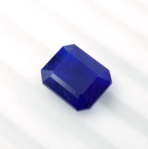 Piedra Preciosa de Zafiro Azul Corte Esmeralda Natural 6.70Ct-12x10x5.5MM - Product Image 5