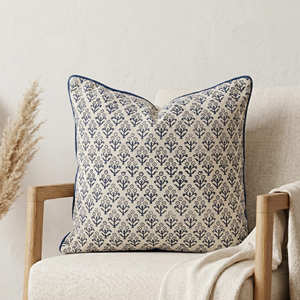 Housse de coussin décorative en tissu imprimé blocs, motif Paisley vintage, pour décoration intérieure de boutique, 45 × 45 cm - Product Image 4