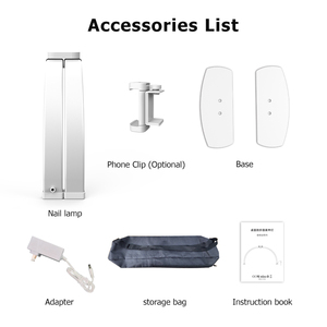 ไฟวงแหวนครึ่งวงกลมแบบพับได้ Yaqin 25W 35W 364 โหมดแสง 3 แบบ พร้อมที่วางโทรศัพท์ สำหรับทำเล็บ ต่อขนตา ร้านเสริมสวย - Product Image 4