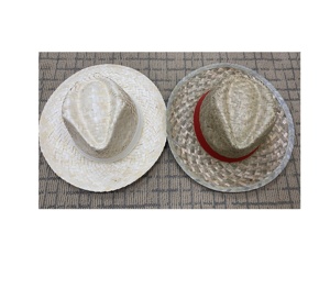 Sombrero de paja marrón de moda de Vietnam con uso de detalle de cinta personalizable para fiesta, boda, gira, accesorios de ropa de cumpleaños - Product Image 4