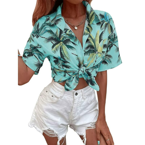 Women's Hawaiian Shirt Loose <b>Top</b> <b>Rose</b> Print Shirts for Men Shirt Men Women Tee Breathable Summer Aloha - Product Image 1