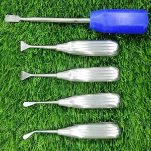ชุดเครื่องมือเลื่อยและตะไบสำหรับศัลยกรรมเสริมจมูก ยี่ห้อ Jamso Industries จำนวน 5 ชิ้น ทำจากพลาสติกและเหล็กกล้าไร้สนิมสำหรับศัลยกรรมใบหน้าและขากรรไกร - Product Image 4